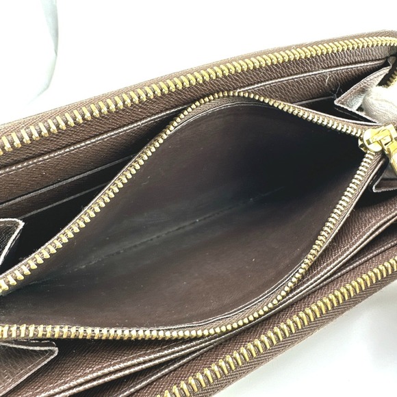 Louis Vuitton LOUIS VUITTON Long Wallet Round Damier Zippy Canvas N60015 Eben... - Picture 15 of 16